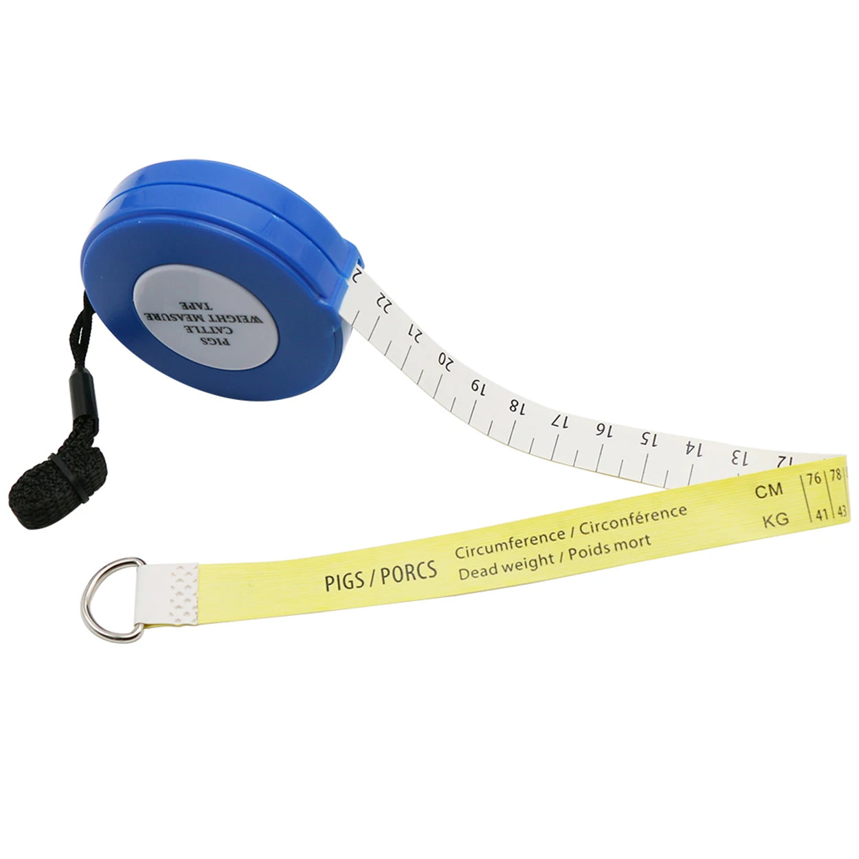 Animal body weight measure tape