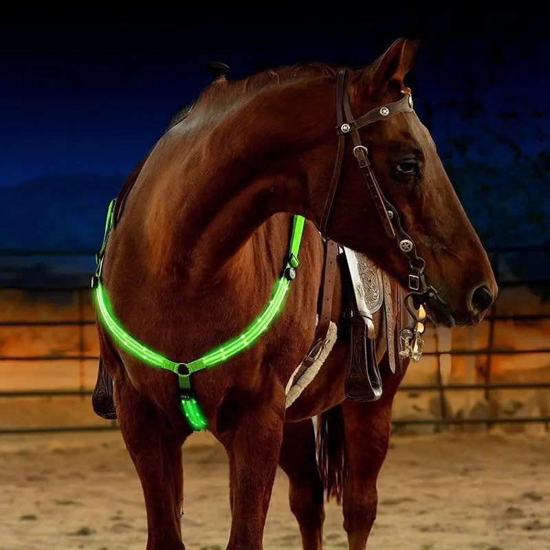 Horse Breastplate Dual LED Horse Breastplate