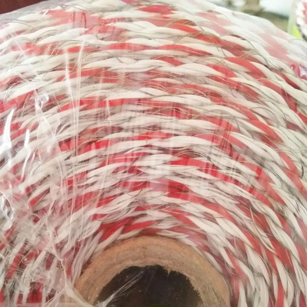 500m Roll Electric Red White Polywire